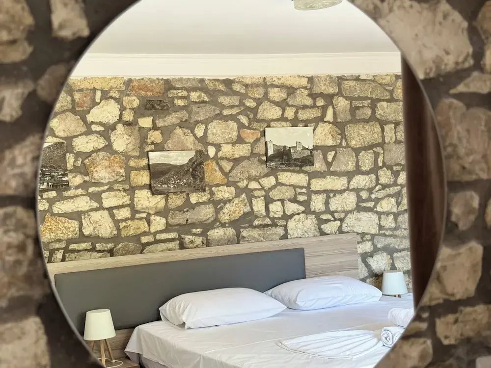 1 Bedroom Standard Double Basement room with balcony and with garden view (full double bed)