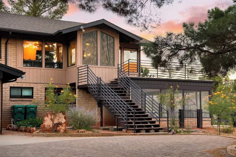 Mid-century Gem w/ Views, Hot Tub & Sunroom Lounge Red Rock Haven by Avantstay