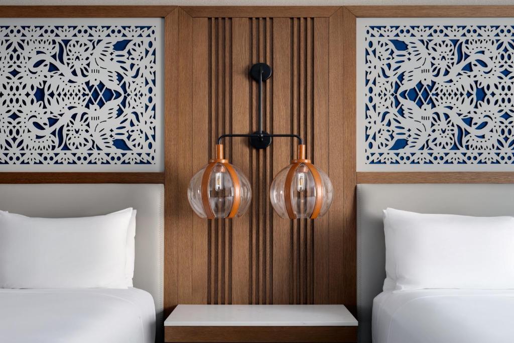 Двухместный номер Deluxe 2 отдельные кровати в Austin Marriott South