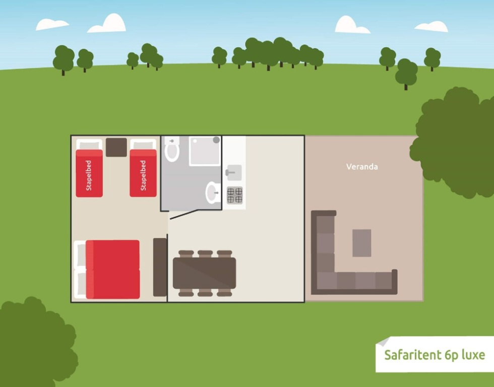 Comfortably Furnished Tent Lodge with Stove near Veluwe