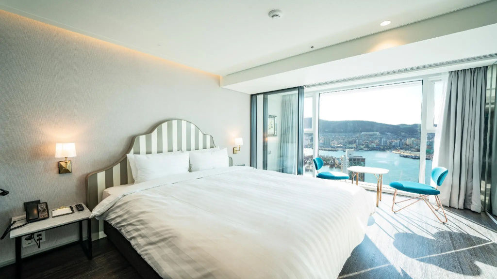 Deluxe Double room with ocean view (full double bed)