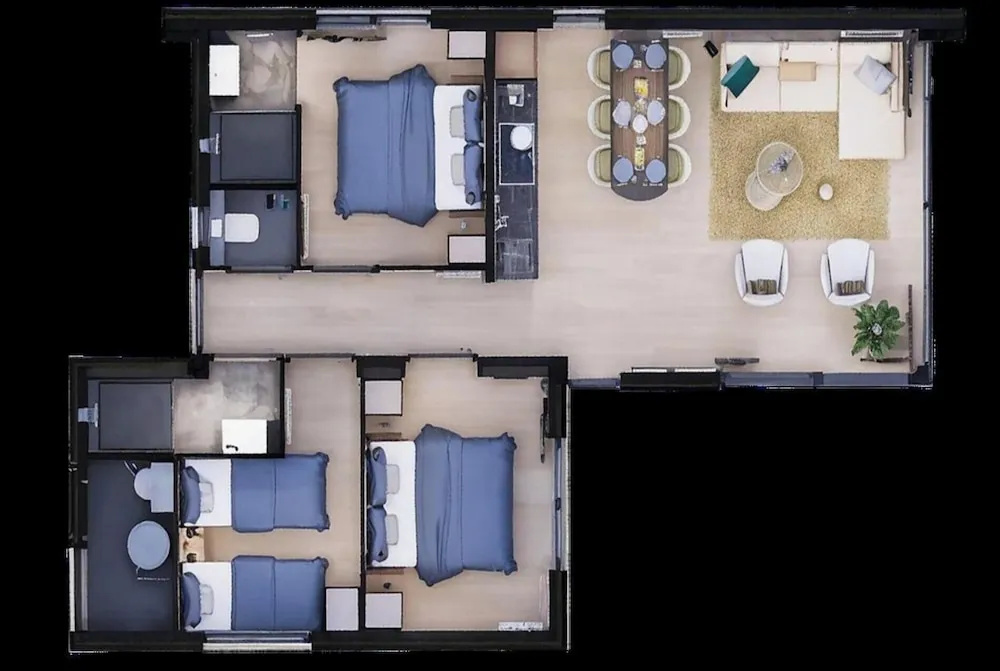 Workum 6-person Beach Resort Home