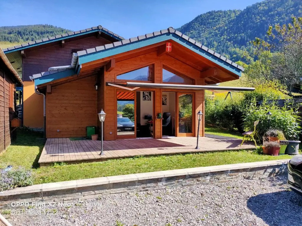 Voir la photo 2 — Chalet de 3 chambres avec jacuzzi jardin et wifi a Le Biot a 7 km des pistes