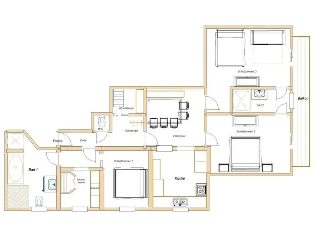 Majestic Apartment in Schrocken - фото 8