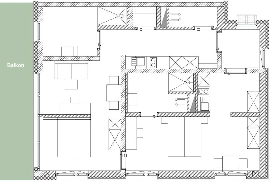 2 Bedrooms Apartment