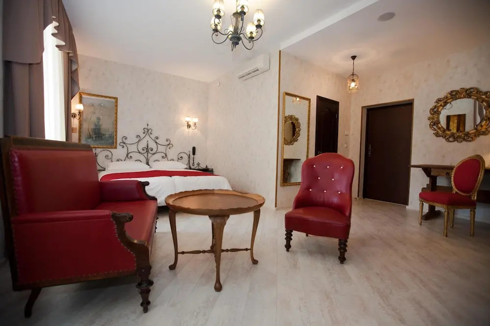 Семейный люкс односпальная кровать в Hotel Justus