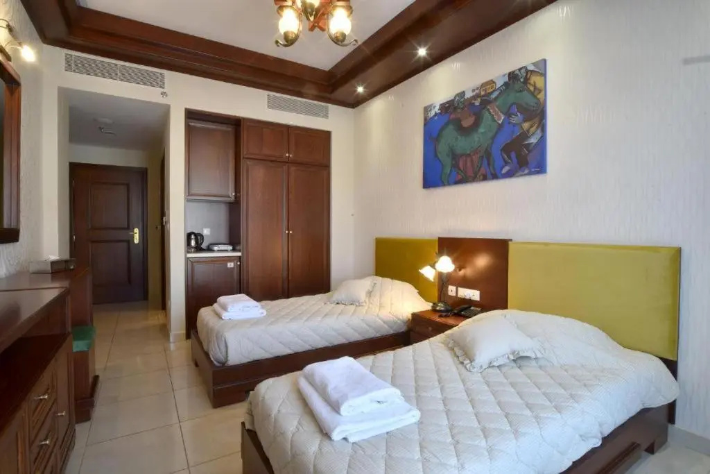 Classic room with mountain view