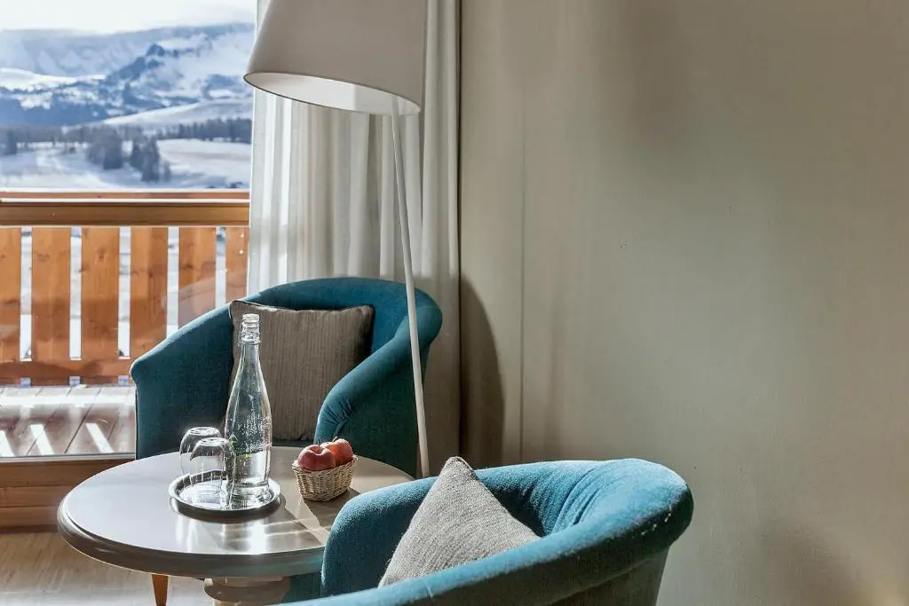 Superior Double room with balcony and with mountain view (full double bed)