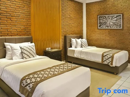 Deluxe Double room with balcony and with garden view (twin beds)
