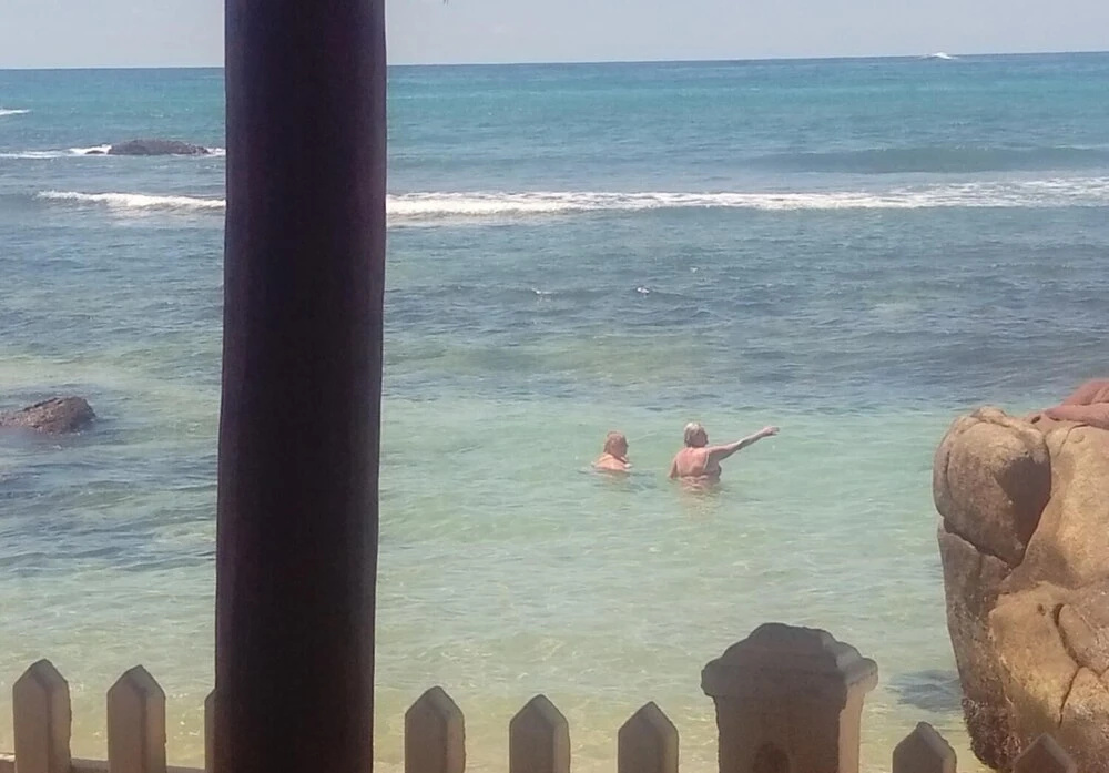 Happy beach resort