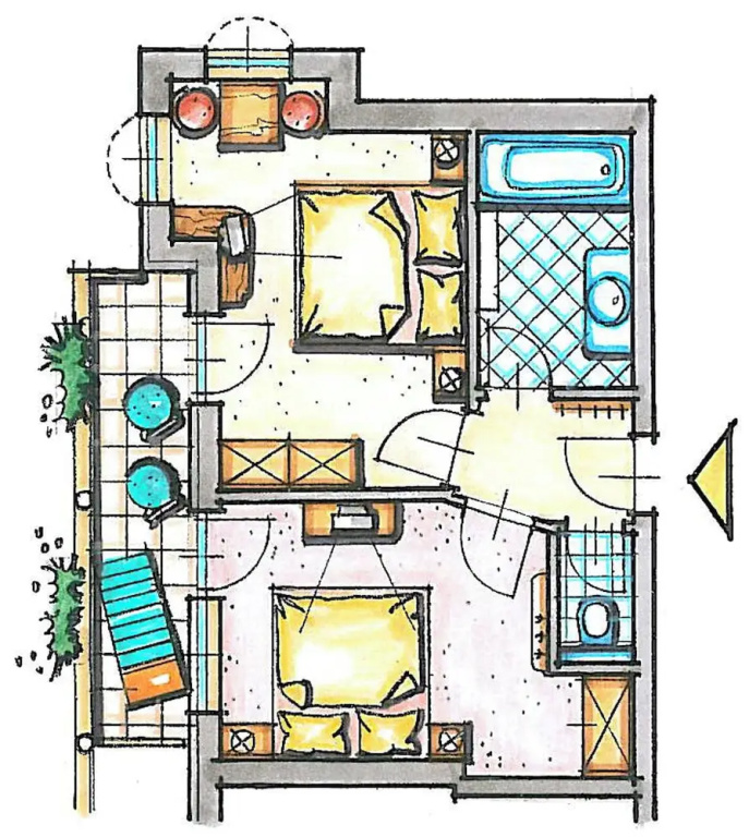 Hotel Sieghard - Chambres