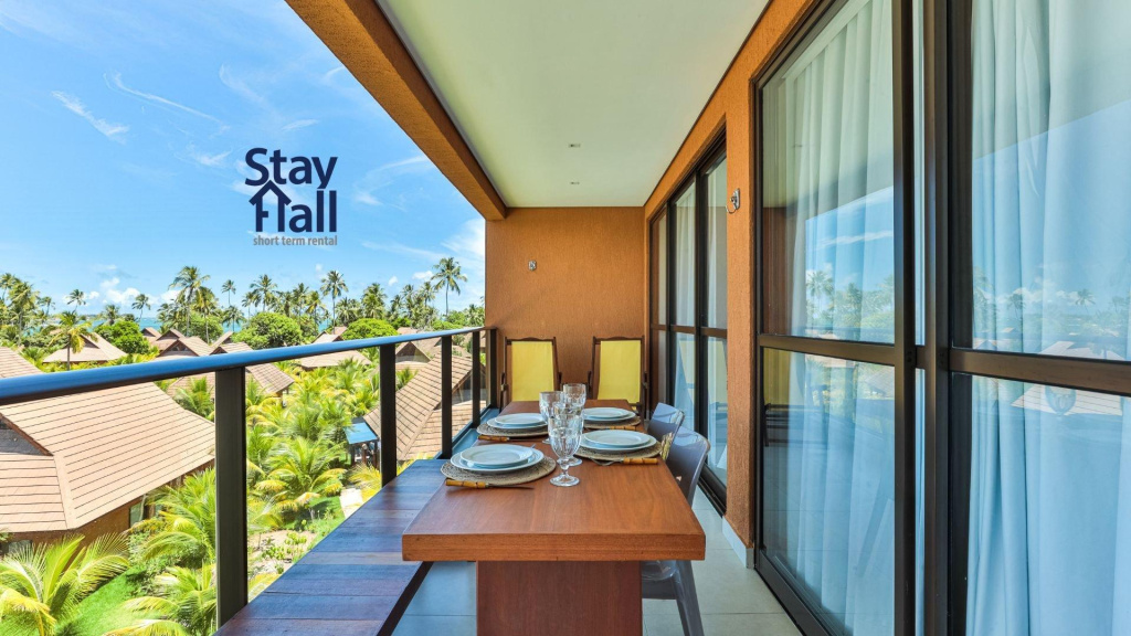 Apt 2qts Eco Resort Condomínio Beira Mar Sh036