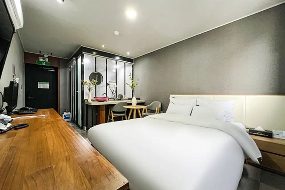 Deluxe Double room with city view (full double bed)