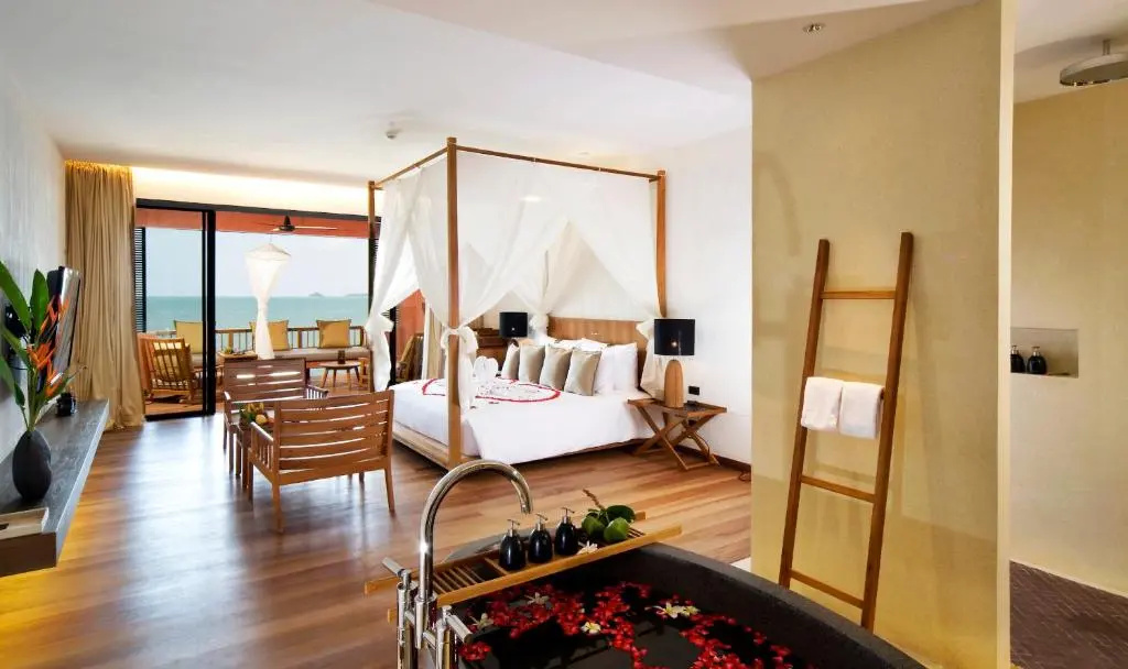 Double room beachfront (full double bed)