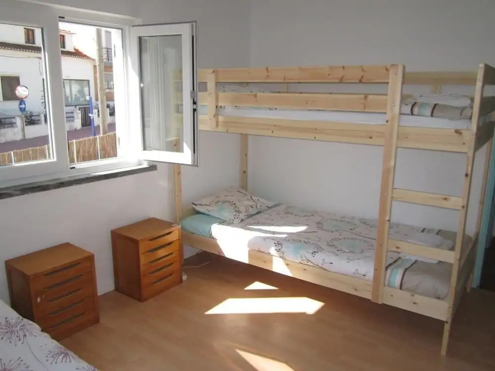 Bed in Dorm with partial ocean view