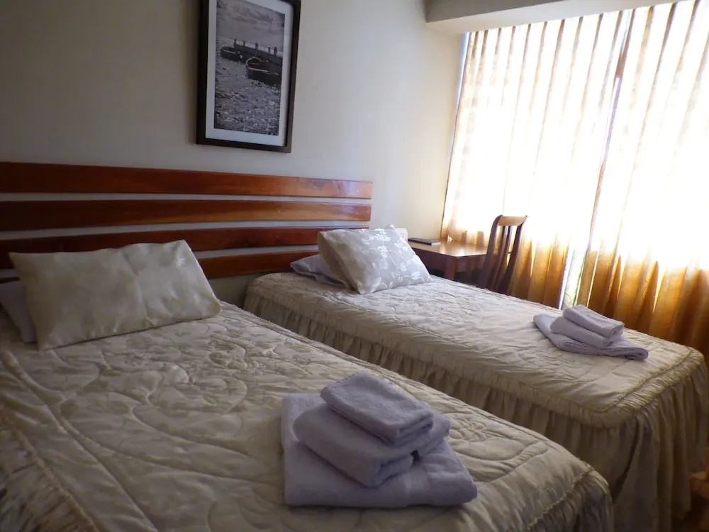 Bed in Dorm with city view
