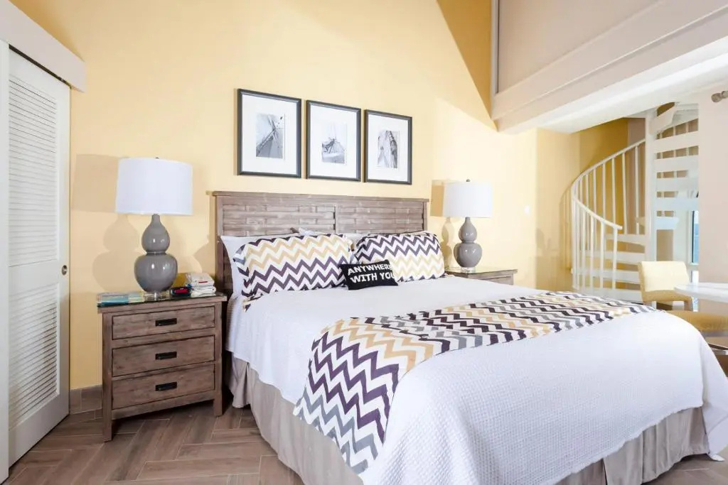 豪華四人房，配有雙人床