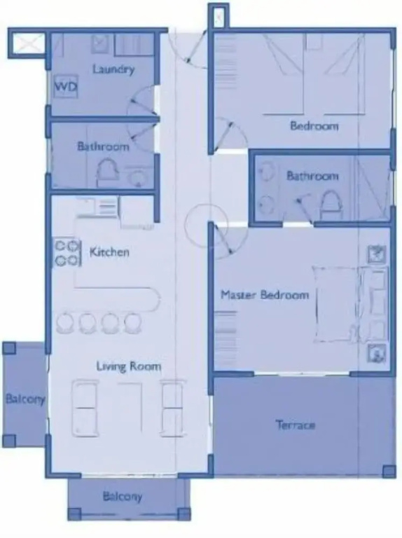 Standard Penthouse room with balcony and with view