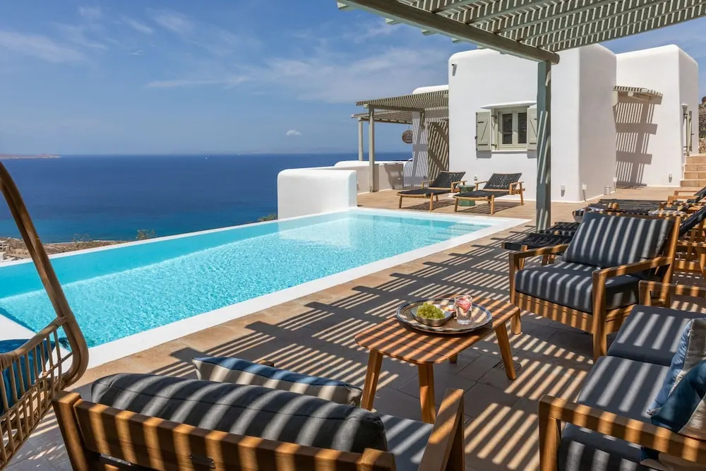 Mykonos 3 BR Luxury Villa Private Pool Views
