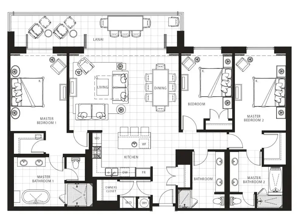 Honua Kai 4 Free Cars KBM Resorts Extra Large Corner Suite! 4 Units, 9 Bedrooms HK Ml-3875