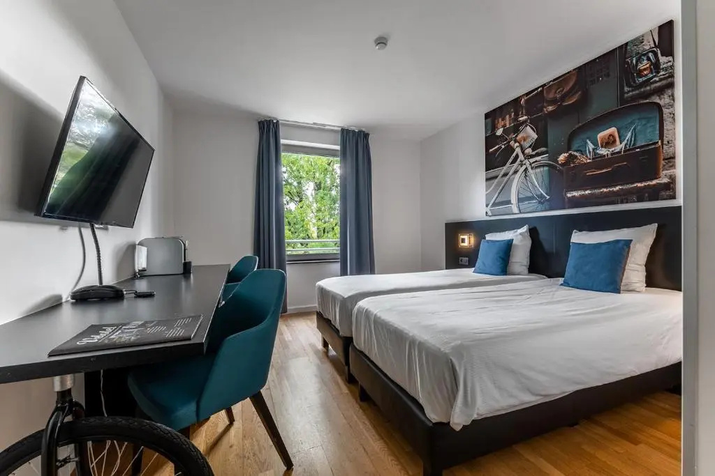 Velotel Brugge - Chambres