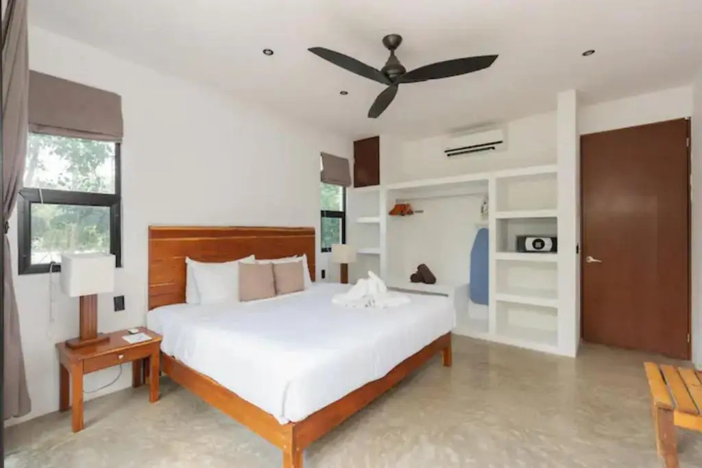 頂級四重套房，花園景觀雙人床