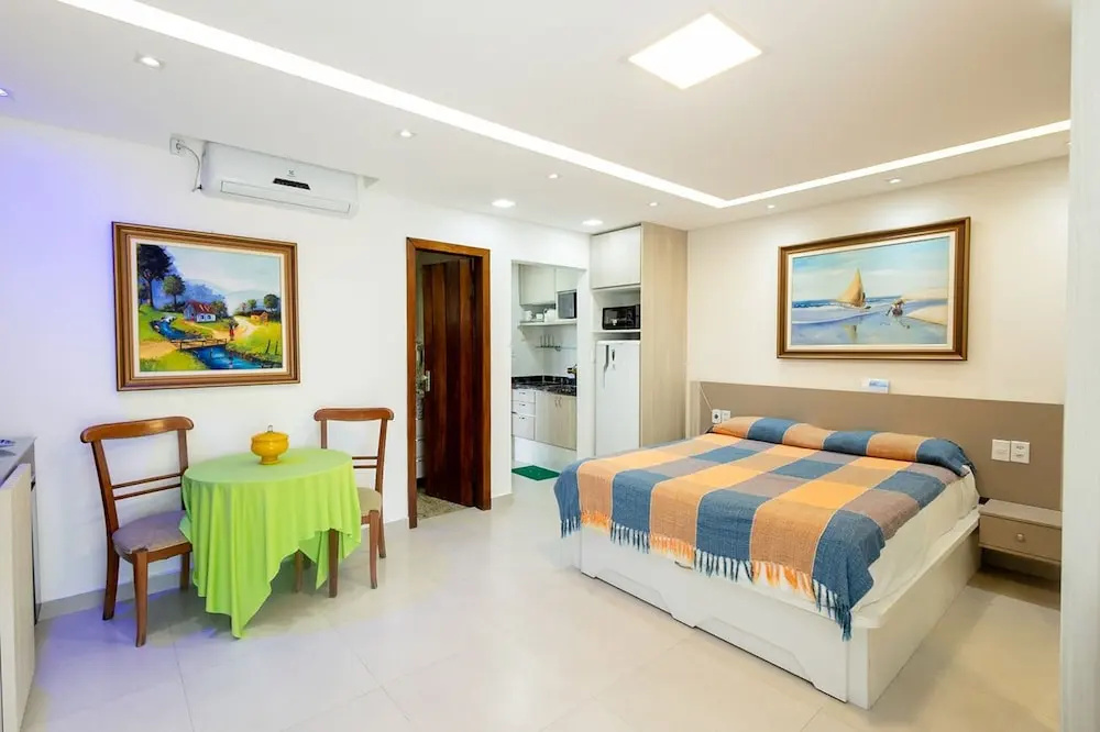 Studio Beira-mar com Vista no Jardim Atl Ntico
