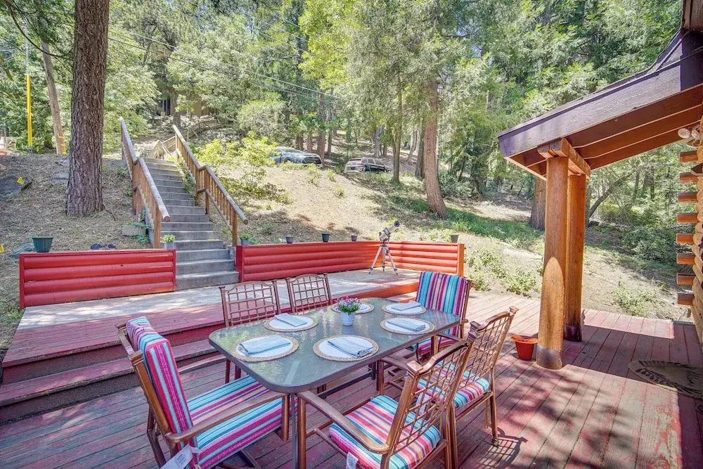 Crestline Area Vacation Rental Cabin w/ Decks!
