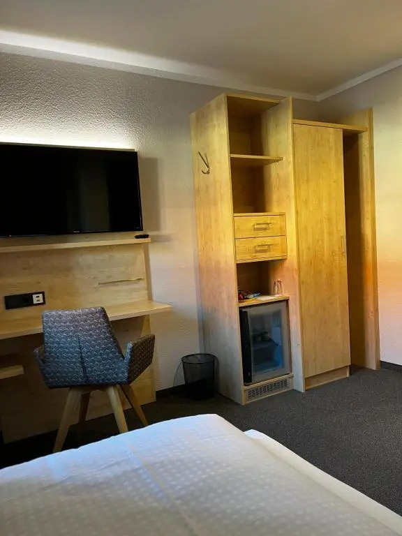 觀景標準雙人房，配有雙人床