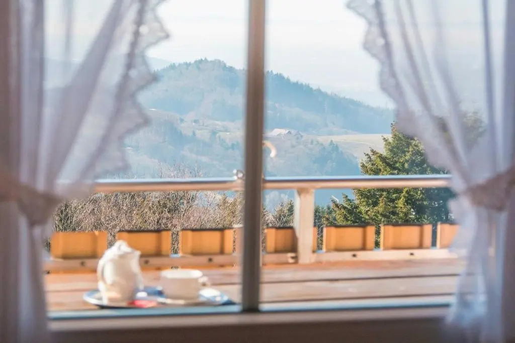 Apartment with mountain view