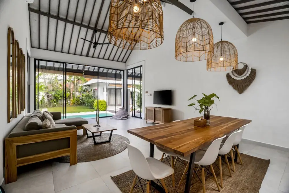 Villa Moju by Alfred in Bali - Tropical 3BR Escape w Private Pool Lush Garden in Bumbak Canggu