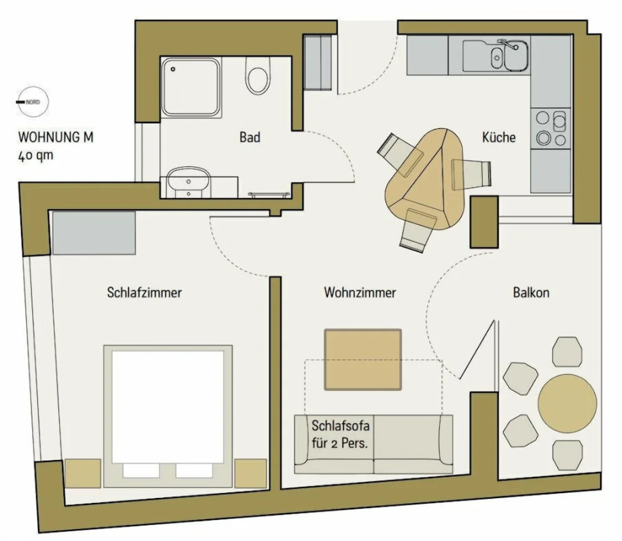1 Bedroom Apartment