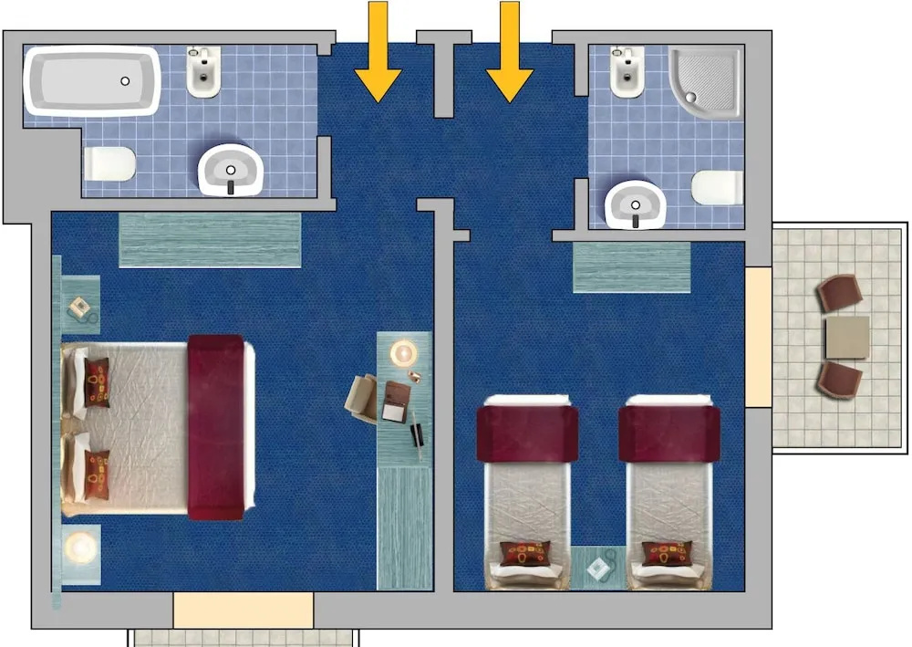 Hotel Meridianus - Chambres