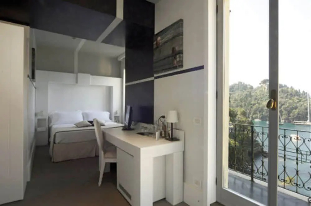 Четырёхместный номер Deluxe с видом на море в Hotel Piccolo Portofino