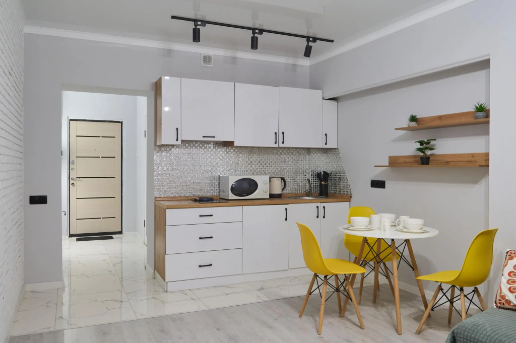 Четырёхместные апартаменты Standard c 1 комнатой в Bg Apartments