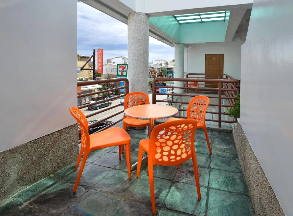 豪華四人房，附設陽台