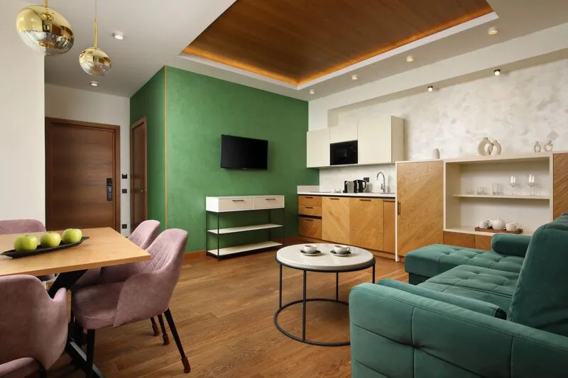 Семейные апартаменты с 2 комнатами в Premium Village Arkhyz