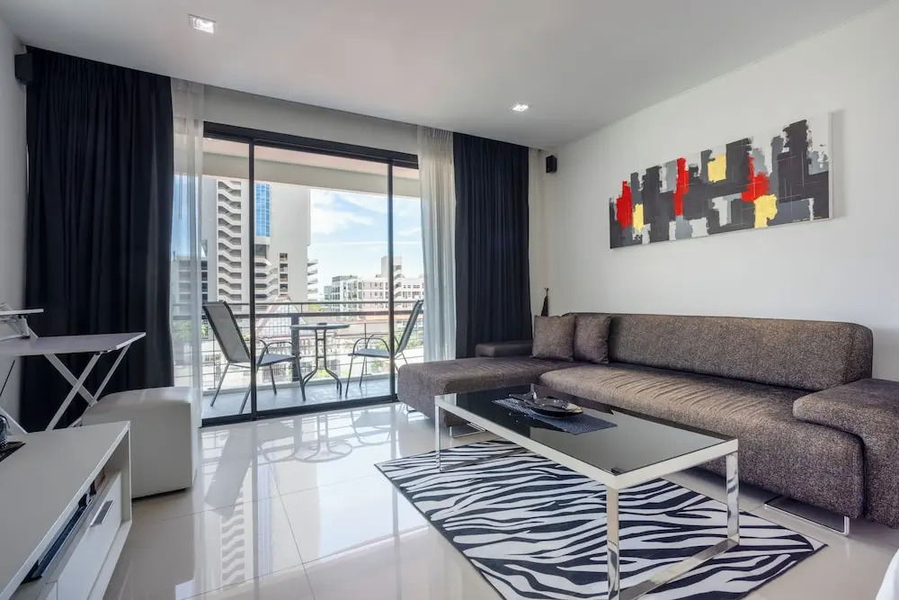 Двухместный люкс Deluxe с балконом двуспальная кровать в Citismart Luxury Apartments