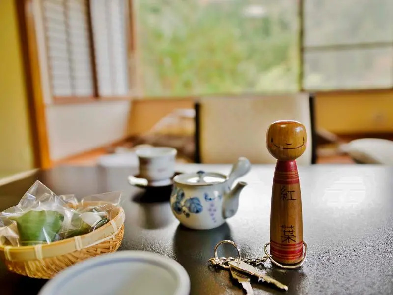 花園景標準雙人房,配有雙人床