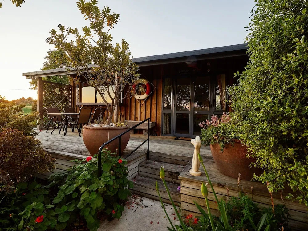 四合院，部分海景