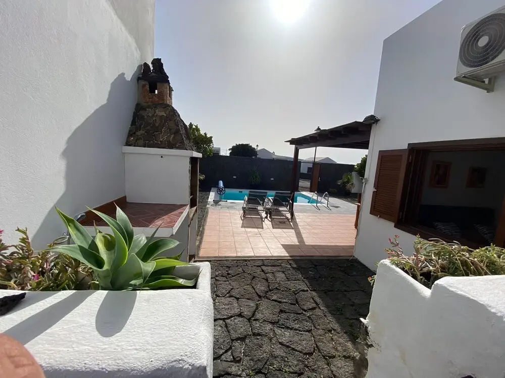 Individual Villa With Heated Solar Energy Pool With a Temperature of 30