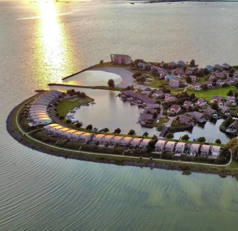 Villa on the Water With Sauna in Friesland