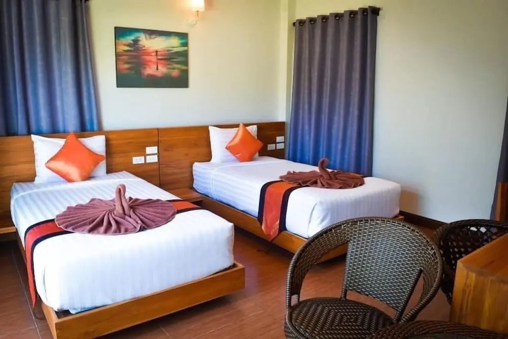 Standard Double room with balcony and with pool view (twin beds)