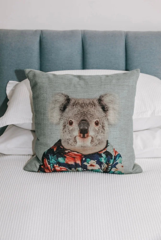 雙人木屋，配有雙人床