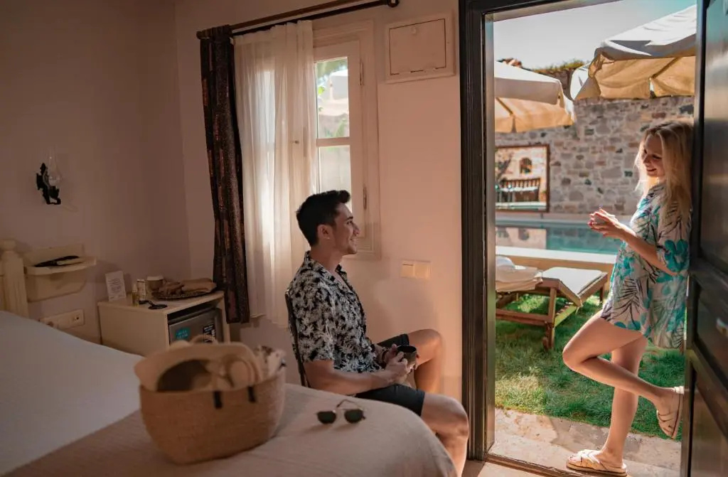 Standard Double room with pool view (full double bed)