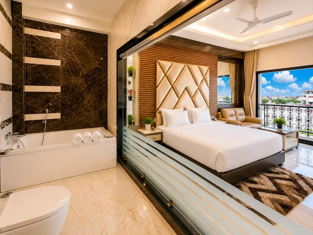 Presidential room with balcony