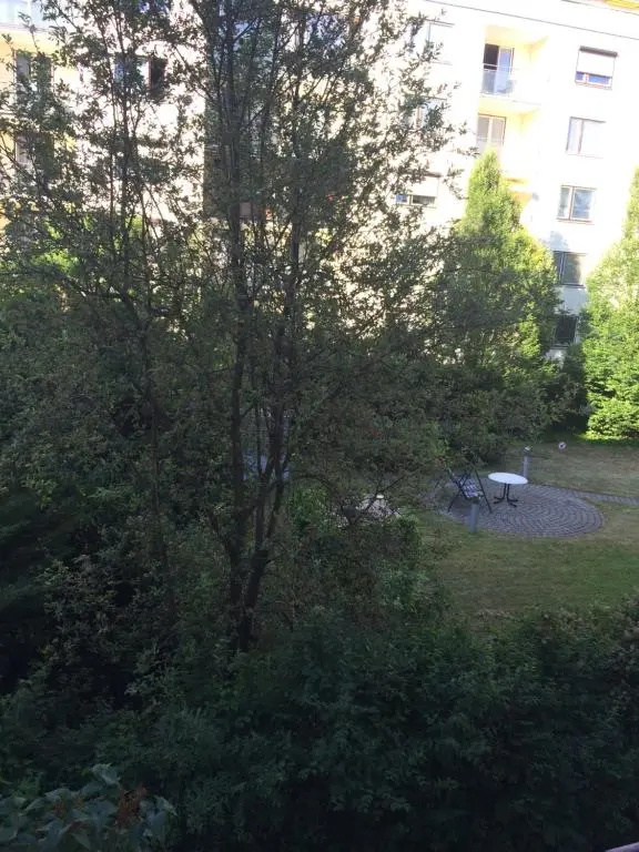 Apartment with garden view
