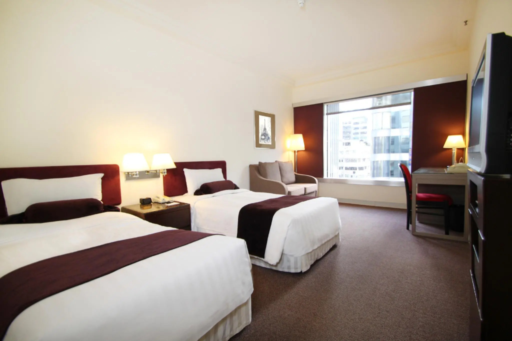 Deluxe Double room with city view (twin beds)