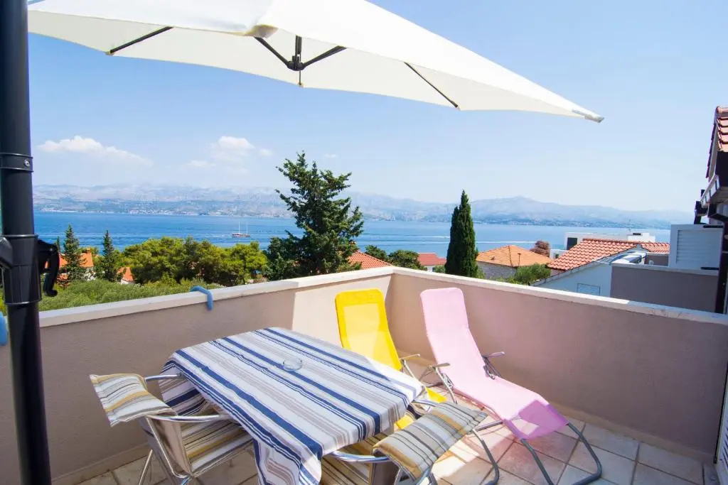 Studio with balcony and with sea view