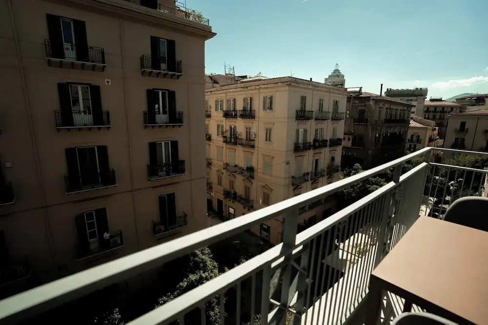 Deluxe Double room with balcony and with city view (full double bed)